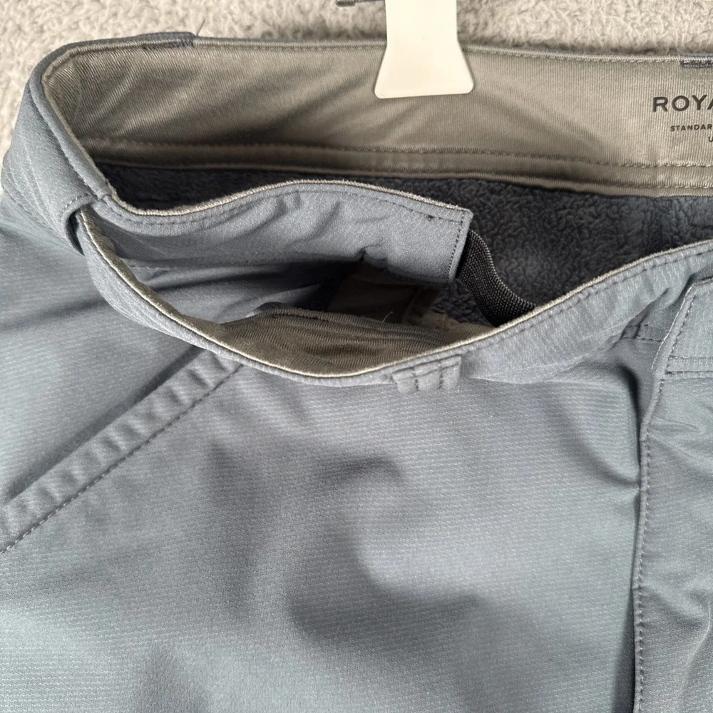 Royal Robbins Pants Mens 34x32 Blue Alpine Mountain Pro Winter Fleece-Lined